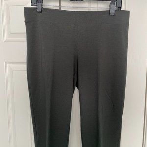 J. Jill Olive Green Knit Pants Slim Leg Size S